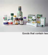 Goods that contain tea