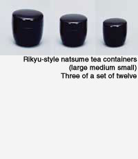 Rikyu-style natsume