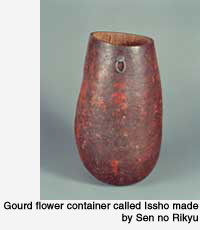 Gourd flower container